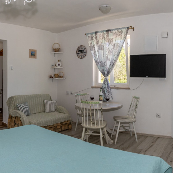 Dnevni boravak, Dubrovnik apartments Good Vibrations, Apartmani Good Vibrations blizu mora, Rožat, Dalmacija Rožat